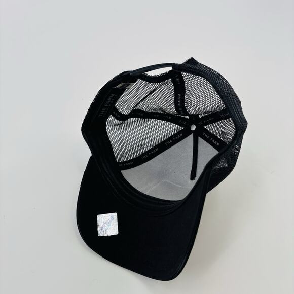 Goorin Bros. The Farm Black Panther Patch Mesh Back Trucker Hat Cap - Picture 4 of 5
